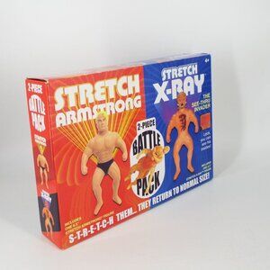 Stretch Armstrong and Stretch X-Ray 2-Piece Battle Pack Figures New/Sealed